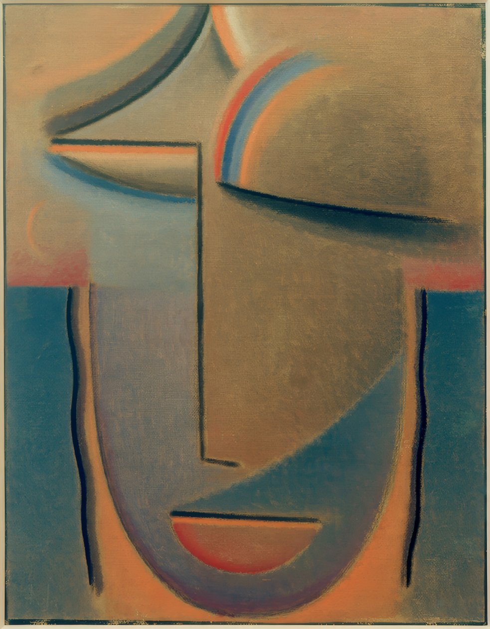 Abstrakt hode: kveld av Alexej von Jawlensky