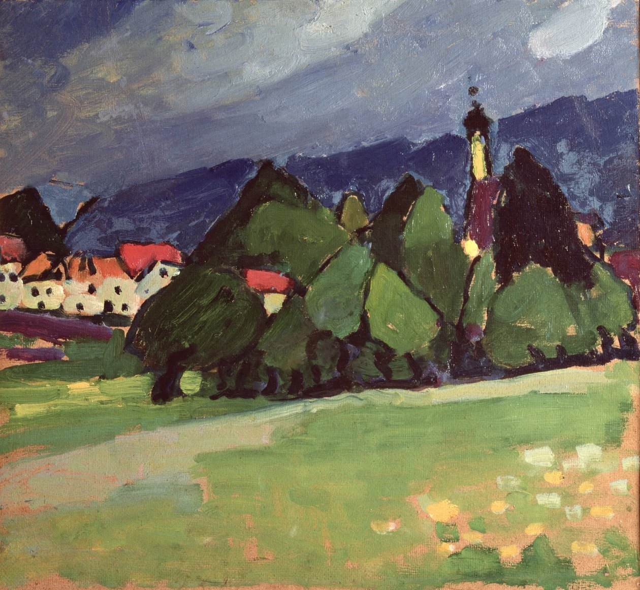 Landskap, Murnau av Alexej von Jawlensky
