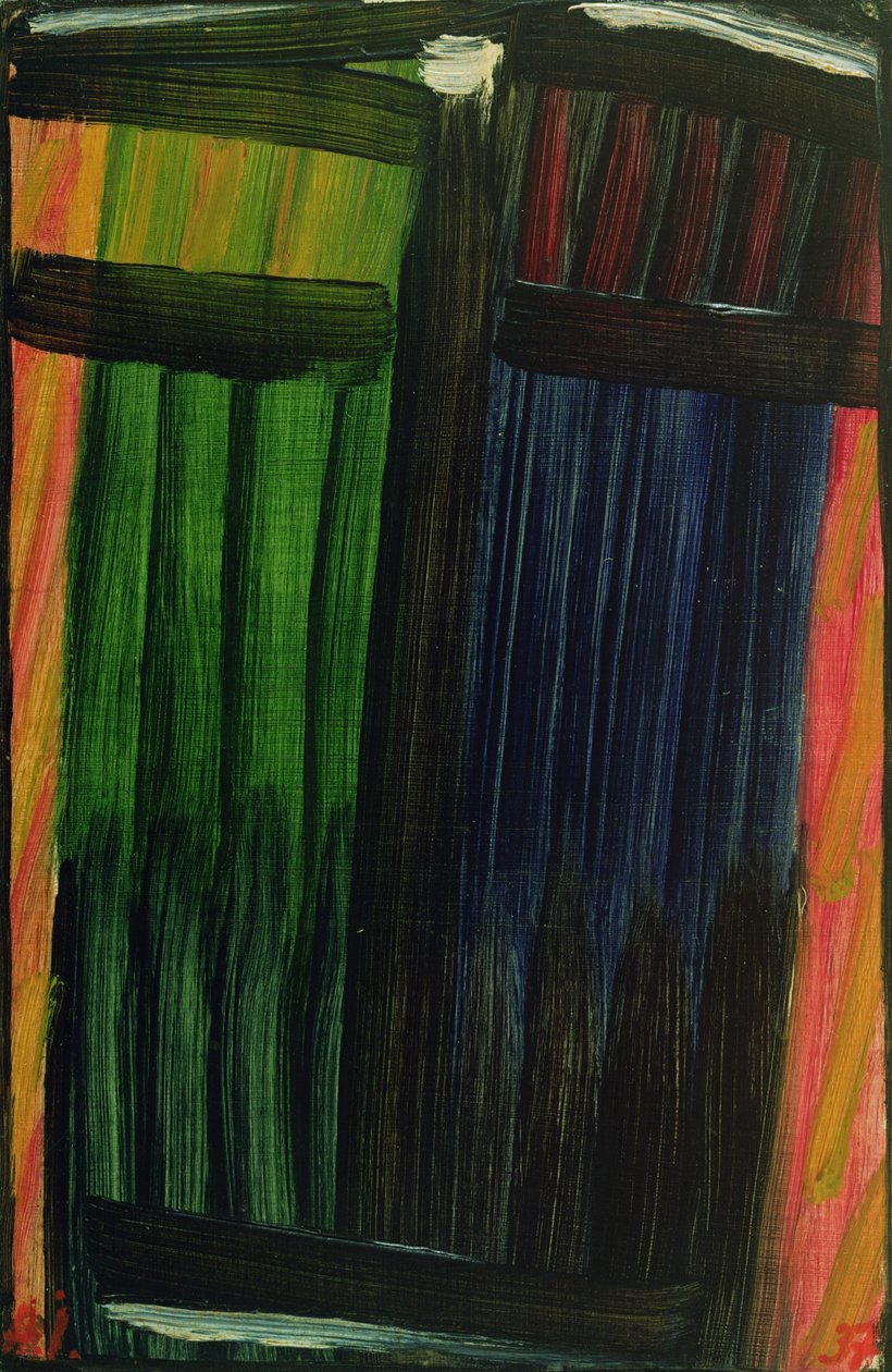 Stor meditasjon, 1937 av Alexej von Jawlensky