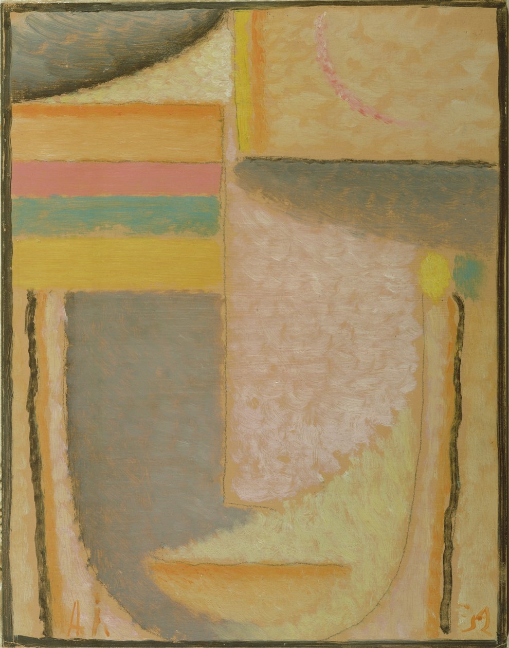 Den siste strålen, 1931 av Alexej von Jawlensky