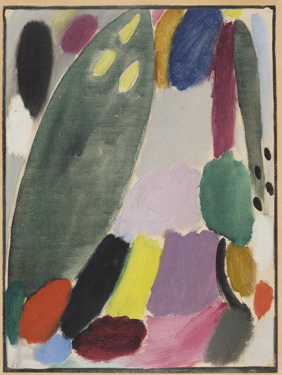 Variasjon: Inclination, 1919 av Alexej von Jawlensky