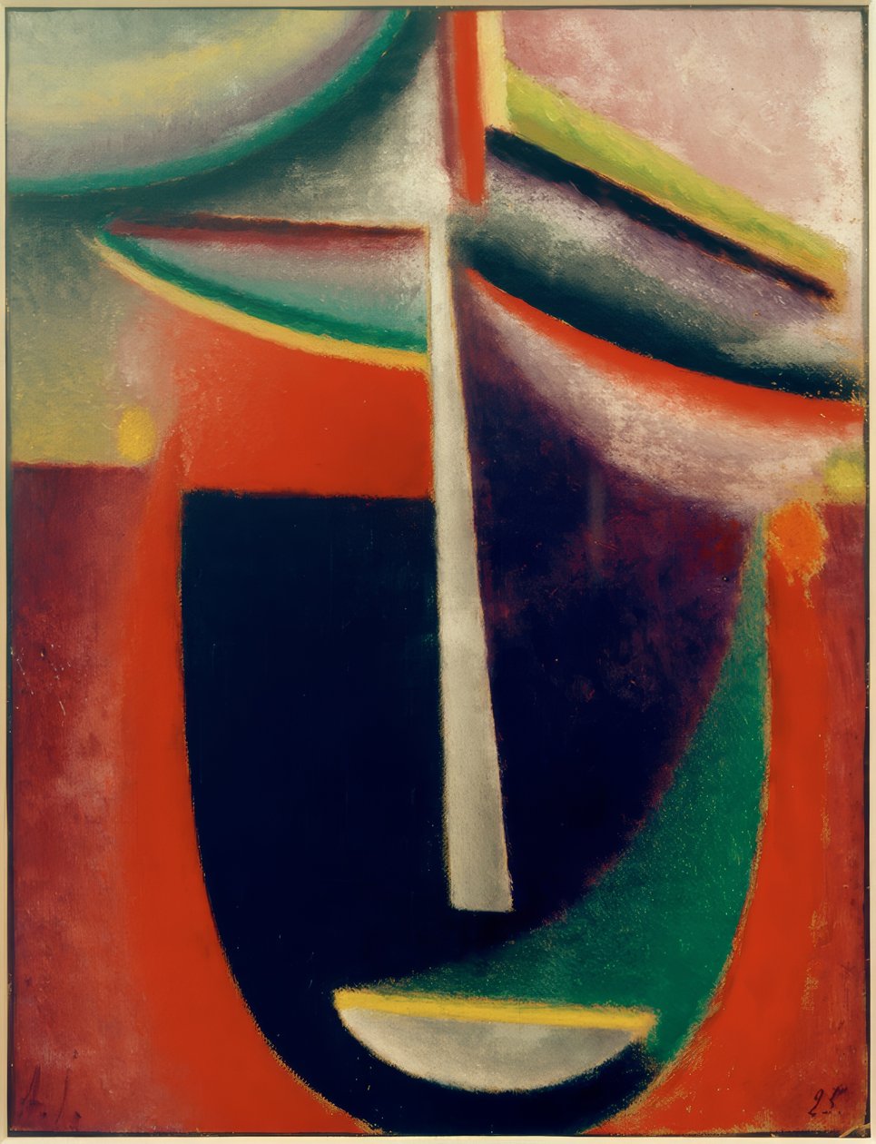 Abstrakt hode: mysterium av Alexej von Jawlensky