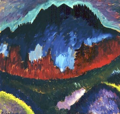 Landskap nær Oberstdorf av Alexej von Jawlensky