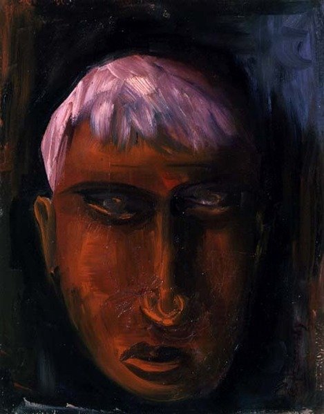 Manns portrett av Alexej von Jawlensky