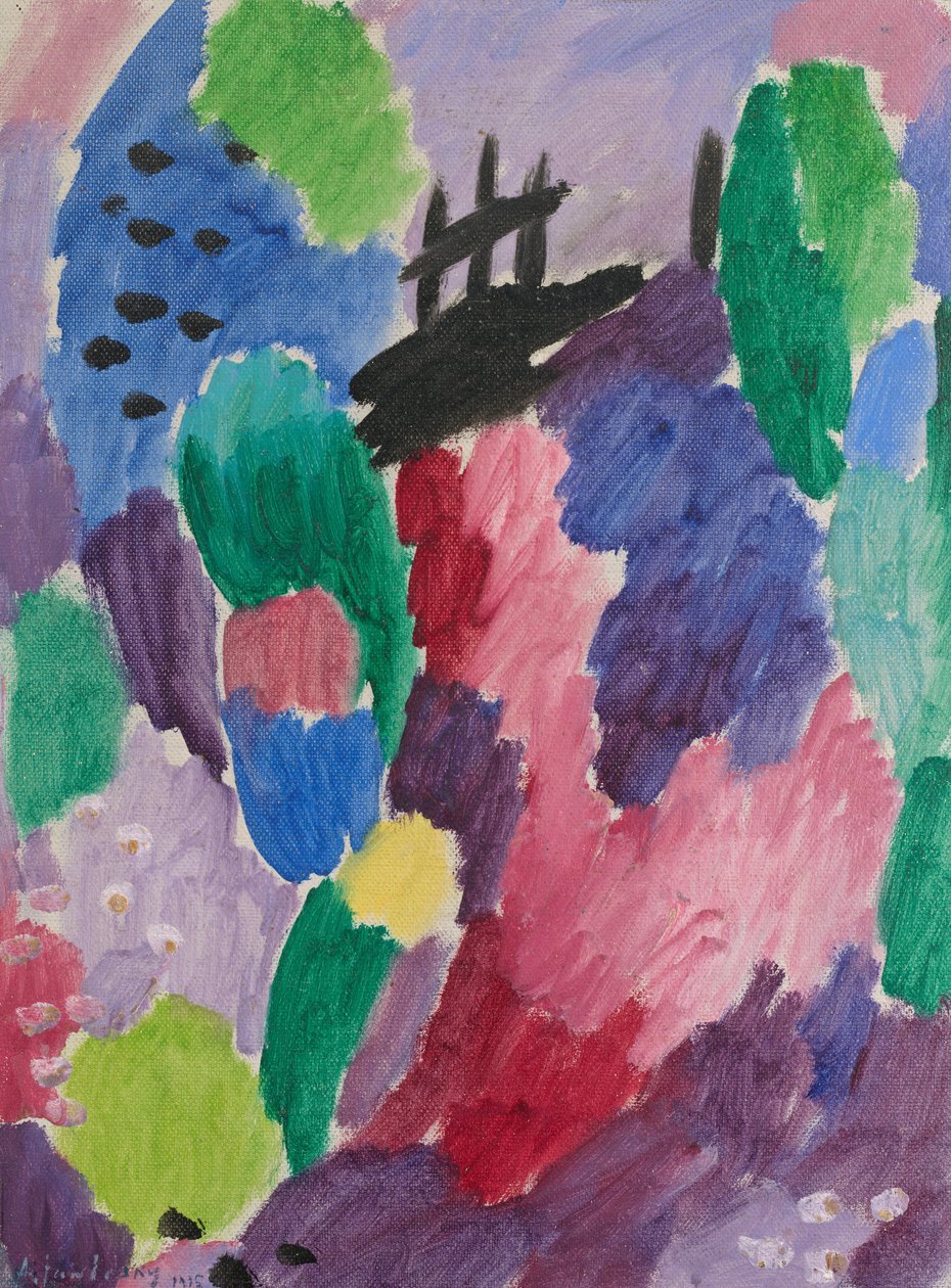 Red Path, St. Prex av Alexej von Jawlensky