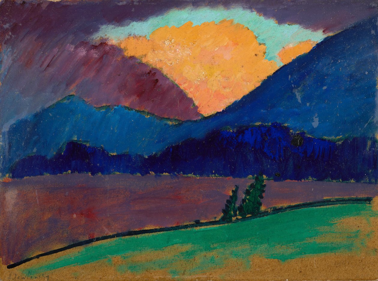 Sommerkveld i Murnau av Alexej von Jawlensky