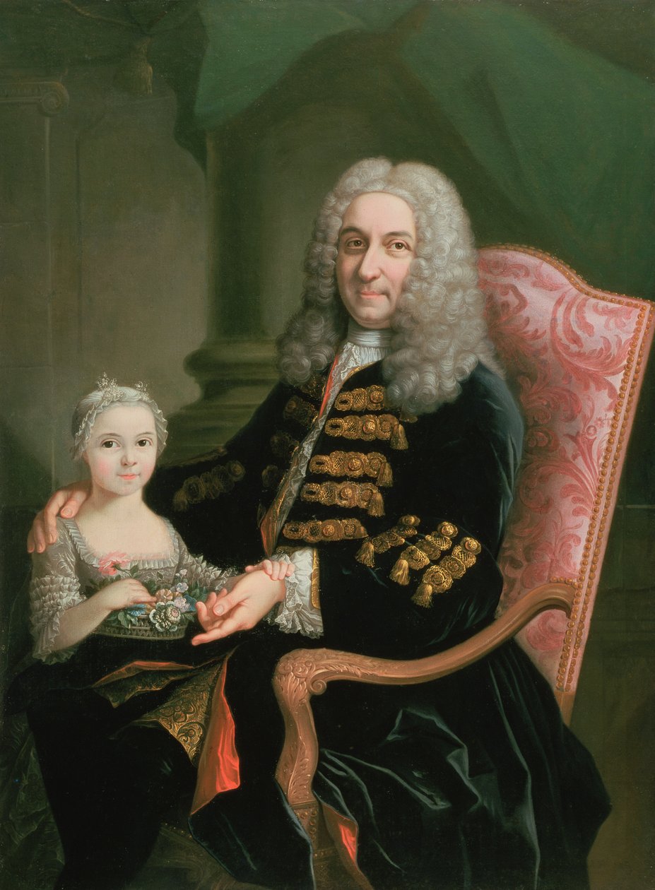 Dobbeltportrett av Alexis Simon Belle