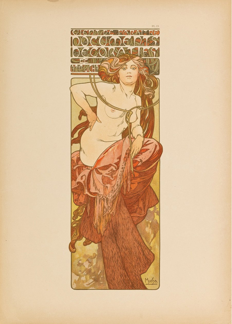 Dekorative dokumenter, 1902. av Alfons Marie Mucha