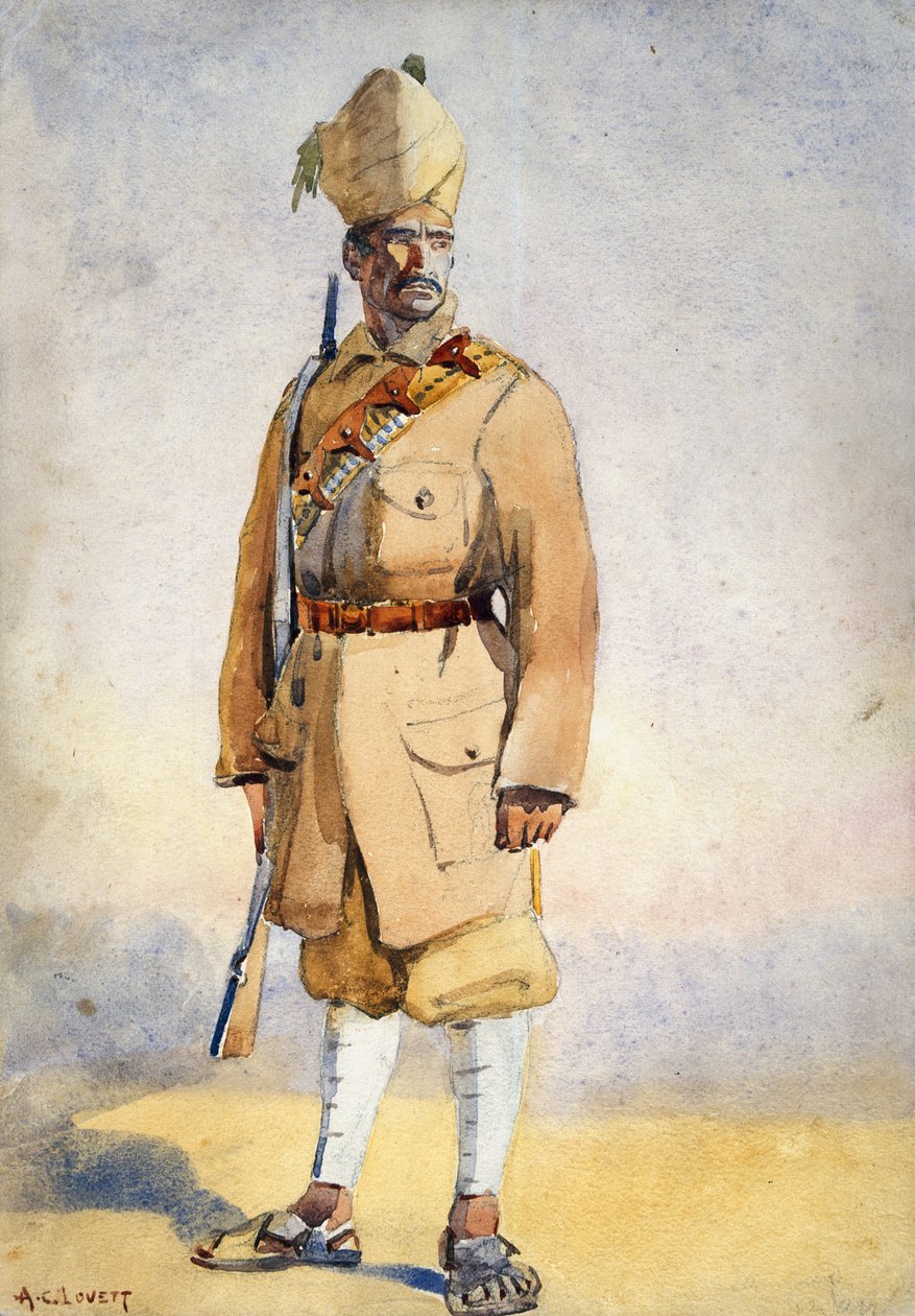 Soldier of the Khyber Rifles, illustrasjon for 