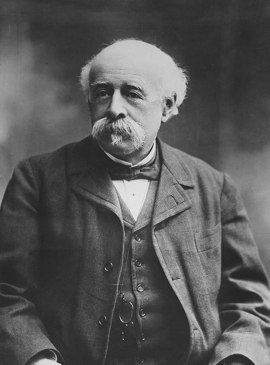 Portrett av Louis Passy (bw-bilde) av Alfred Ellis
