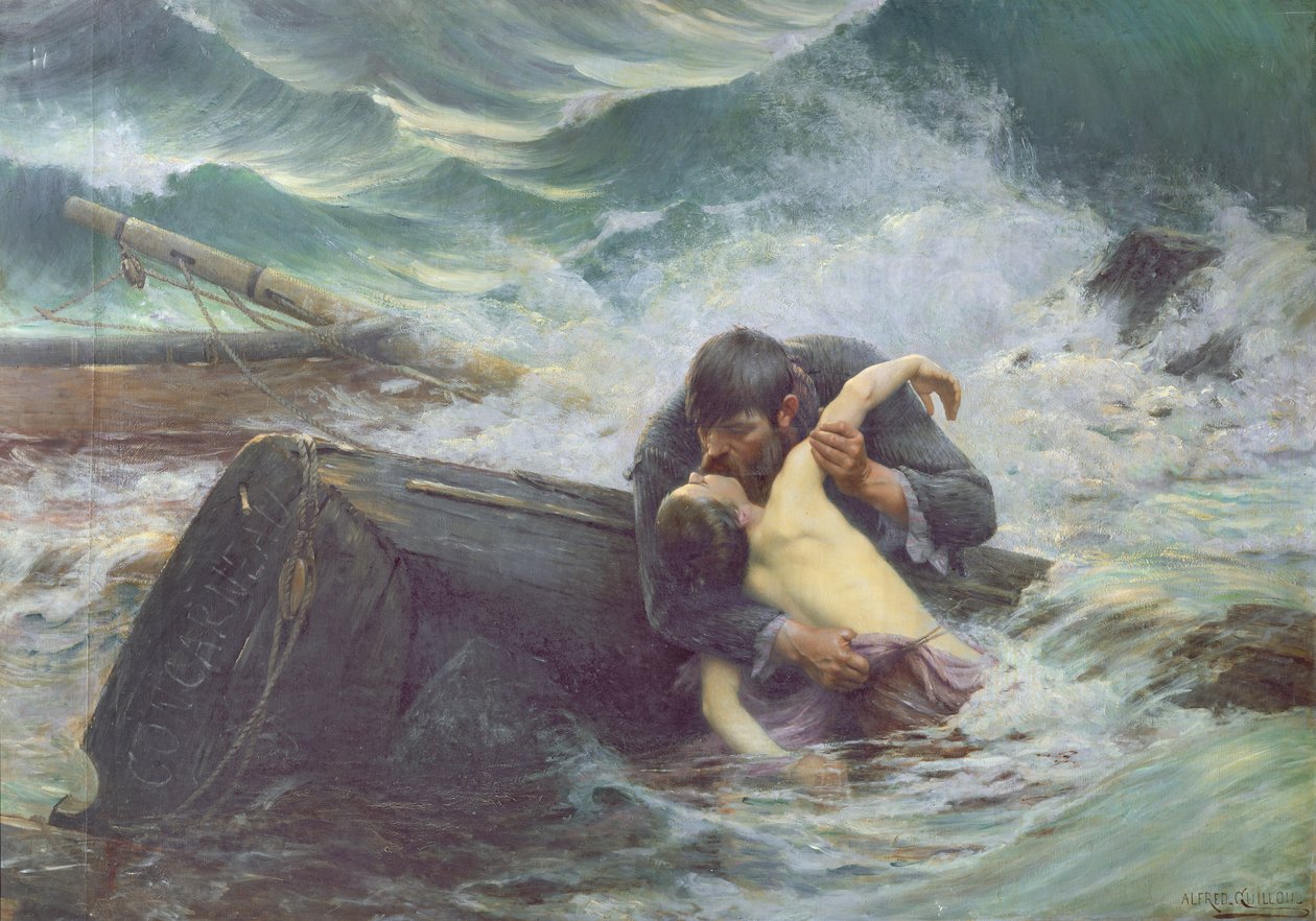 Adieu, 1892 av Alfred Guillou