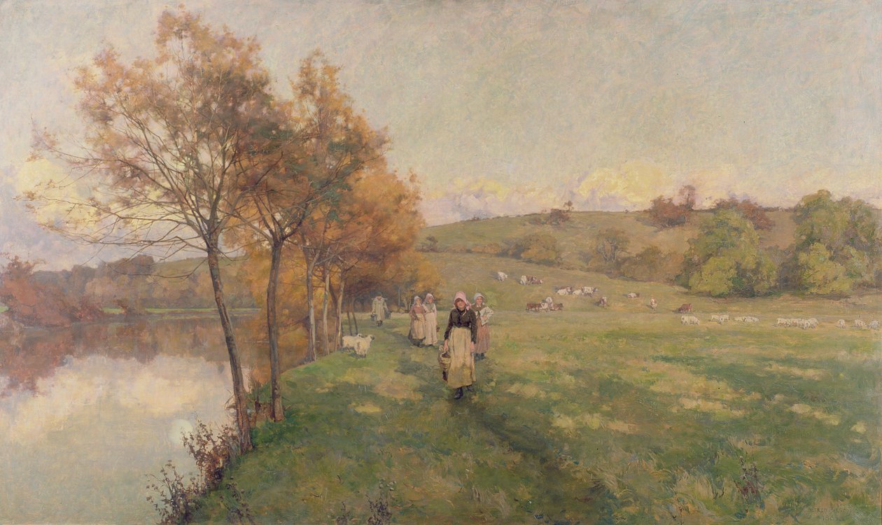 Enger ved Avon av Alfred Parsons