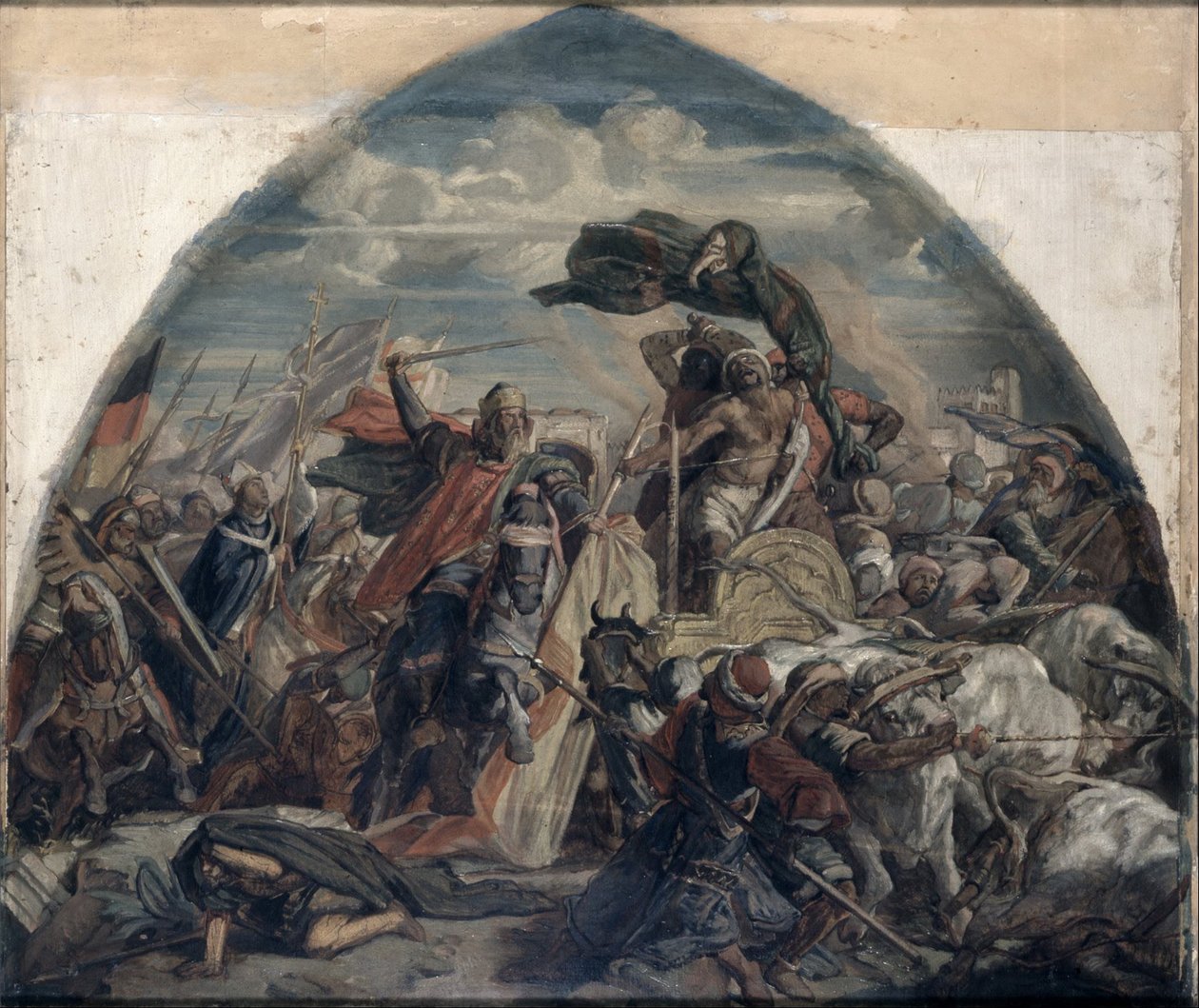 Slaget ved Cordoba av Alfred Rethel