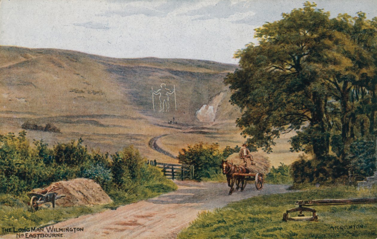 The Long Man, Wilmington, Eastbourne av Alfred Robert Quinton