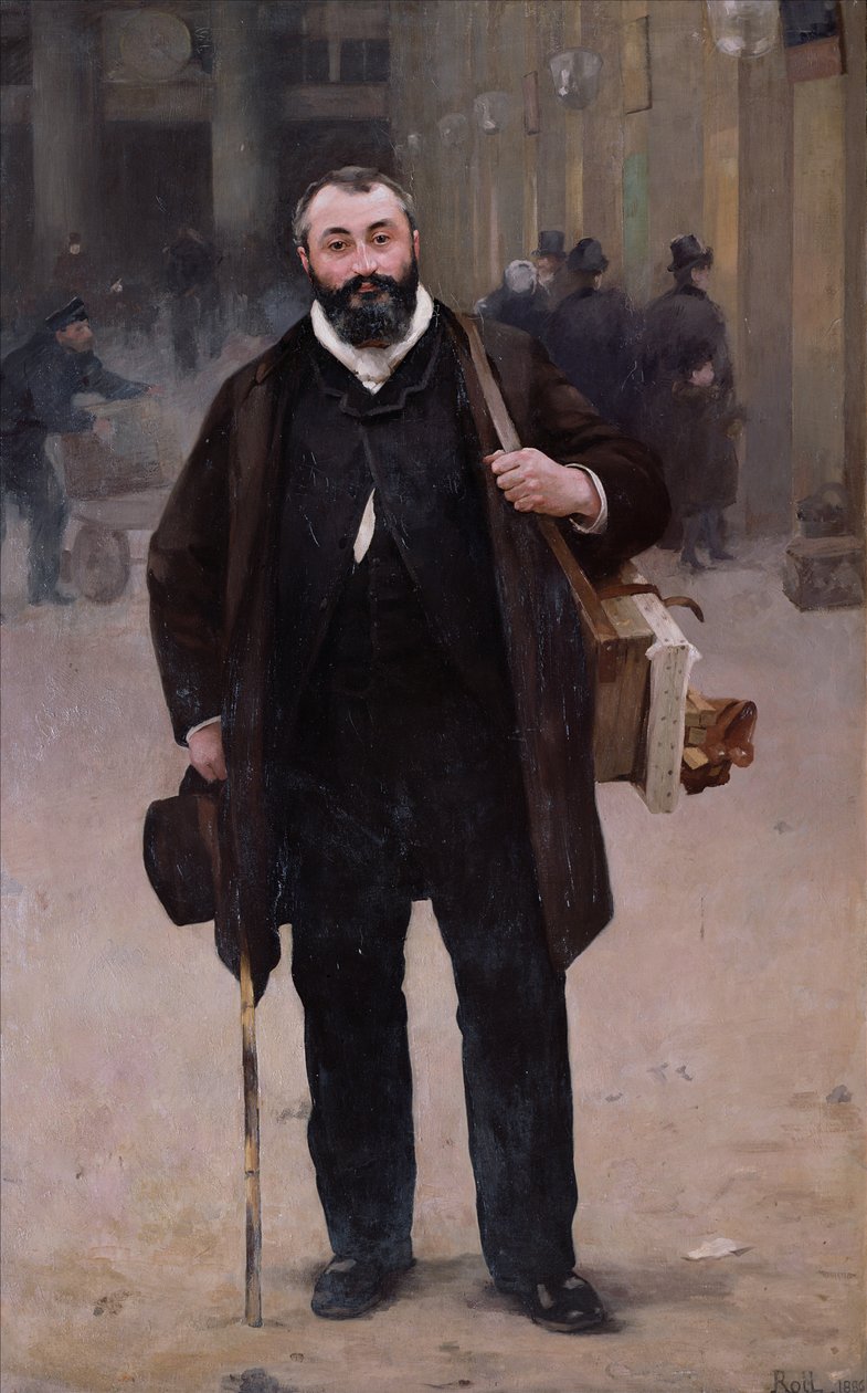 Portrett av Pierre-Emmanuel Damoye (1847-1916) 1886 av Alfred Roll