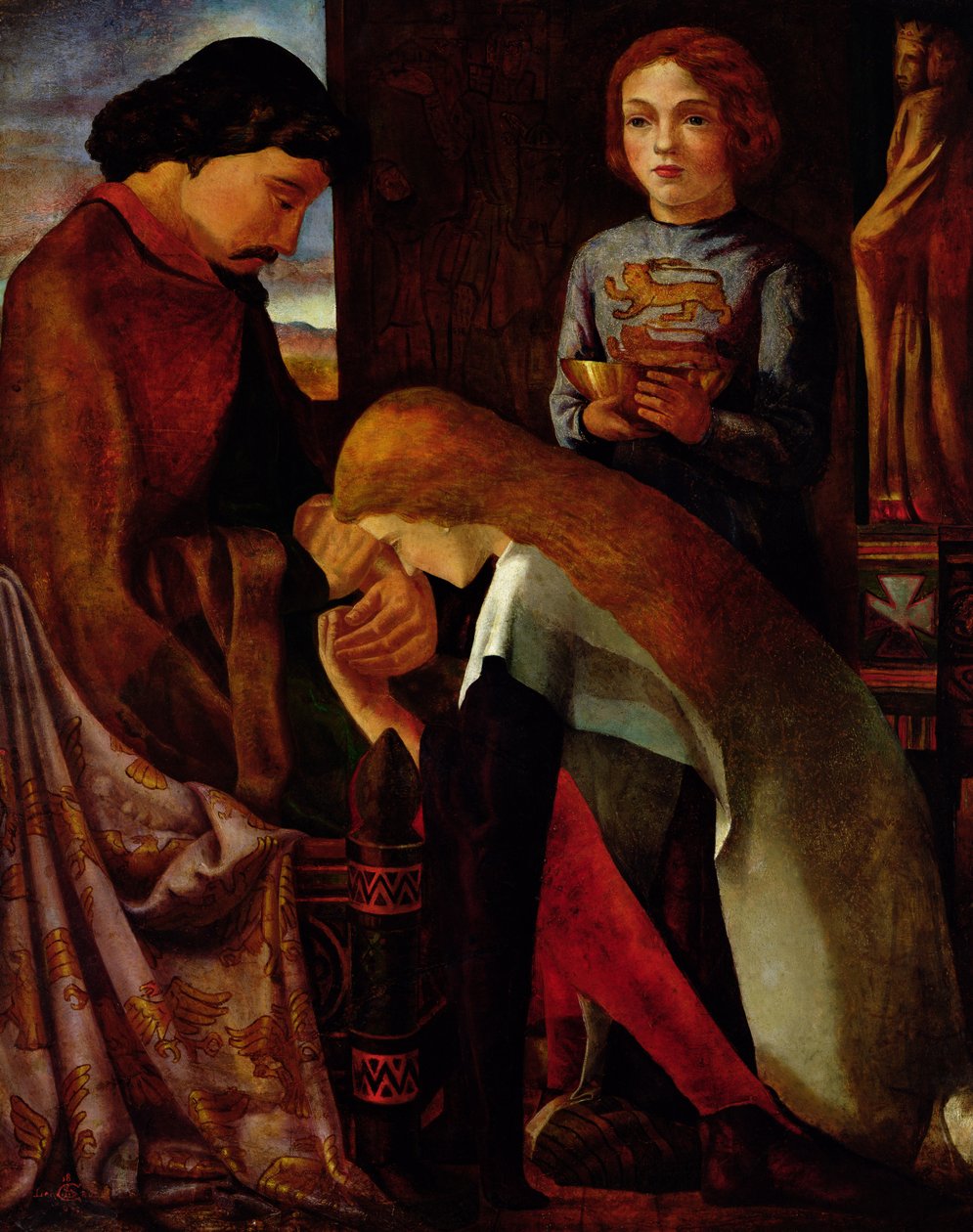 Kong Edward I (1239-1307) og Eleanor (1244-90) 1863 av Alfred Sacheverell Coke