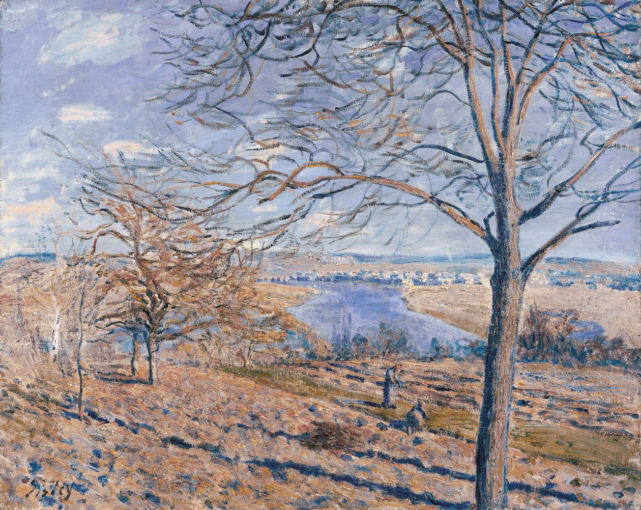 Banks of the Loing av Alfred Sisley