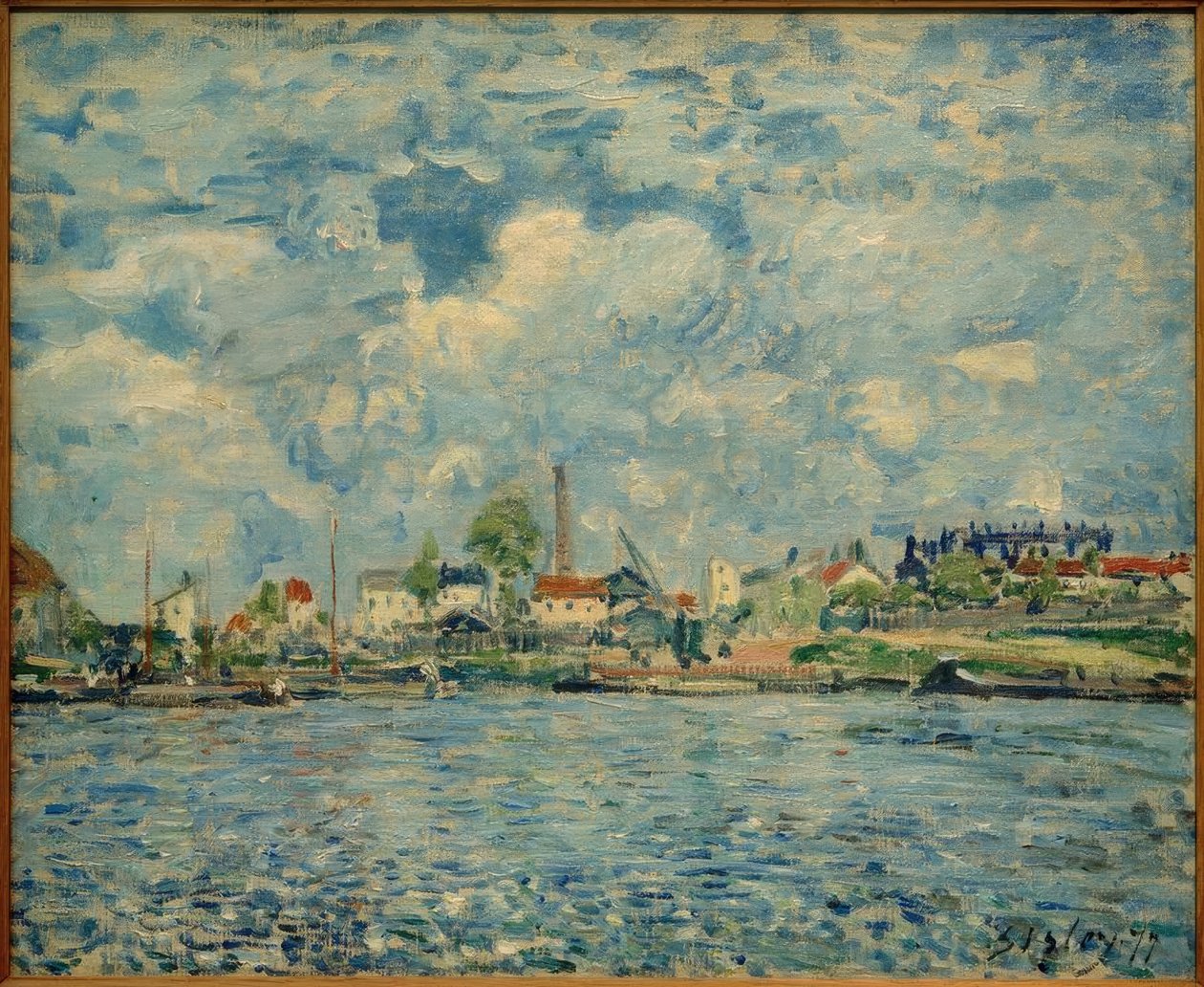 Seinen ved Point du Jour av Alfred Sisley