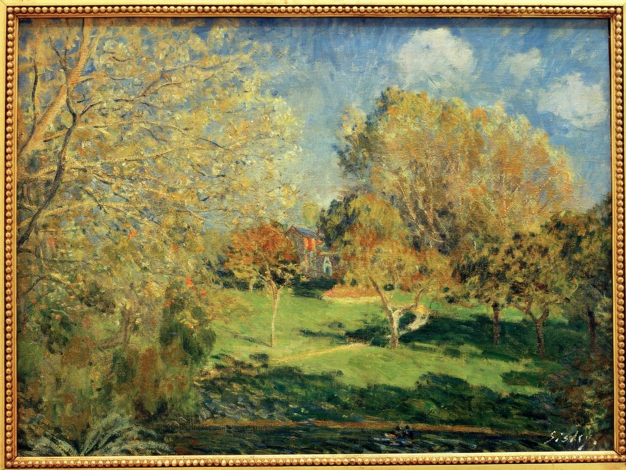 Hoschede-hagen av Alfred Sisley
