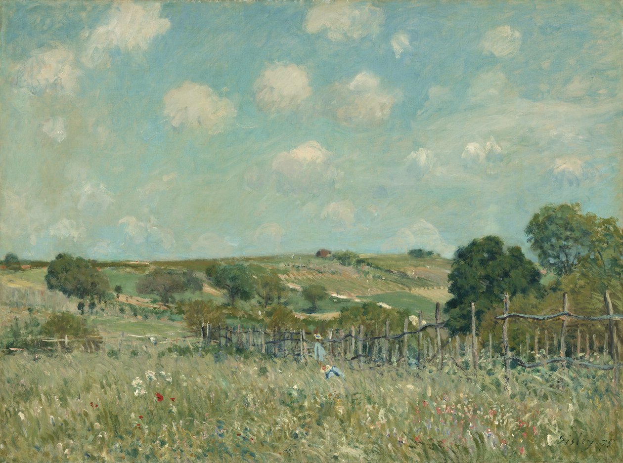 Eng, 1875 av Alfred Sisley