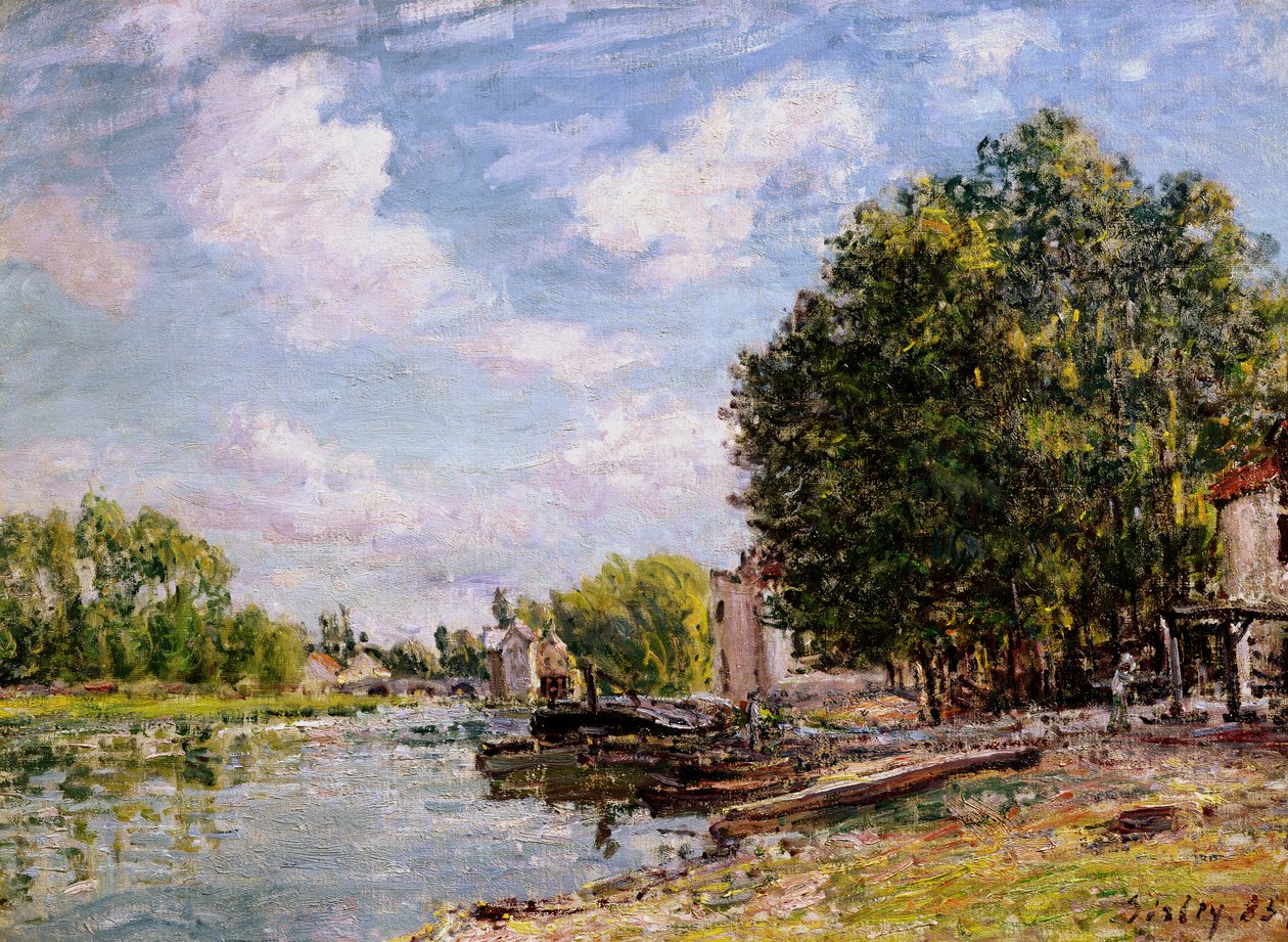 Moret-sur-Loing, 1885 av Alfred Sisley
