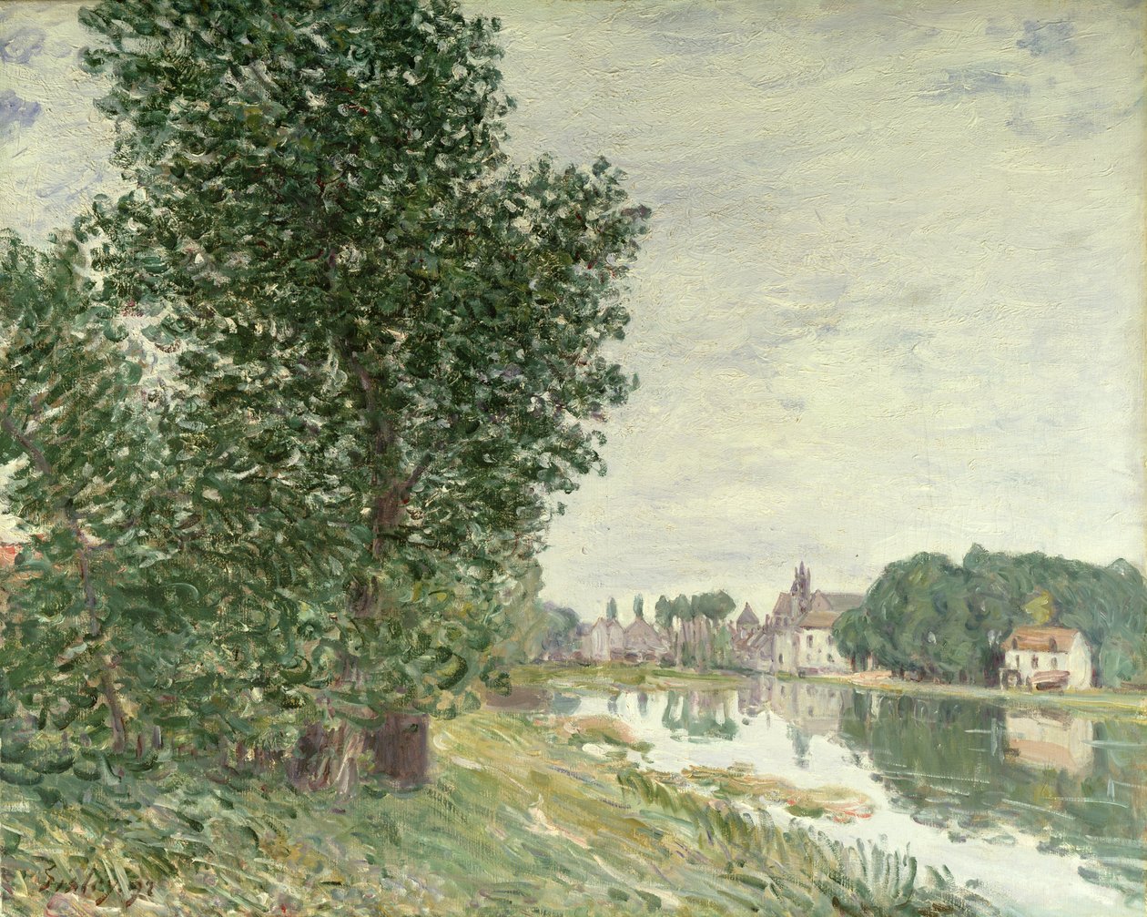 Moret-sur-Loing, 1892 av Alfred Sisley