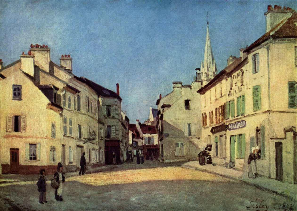 Sted i Argenteuil av Alfred Sisley