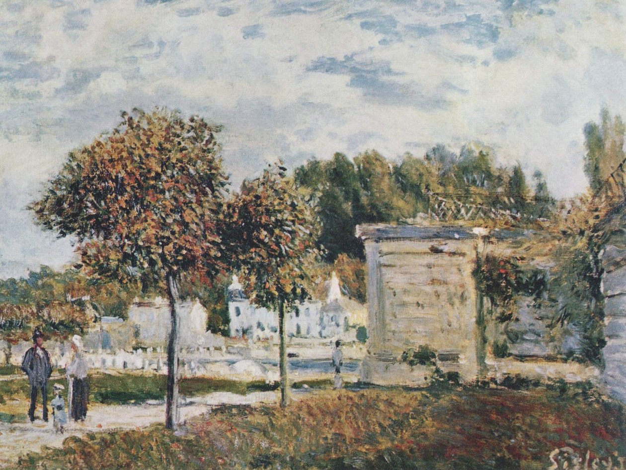 Flom av Marly av Alfred Sisley