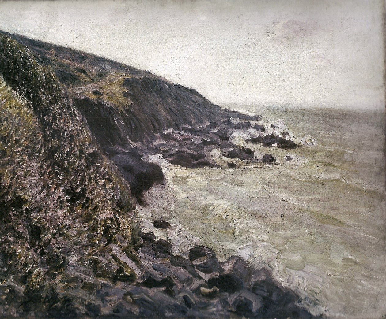 vindstorm av Alfred Sisley