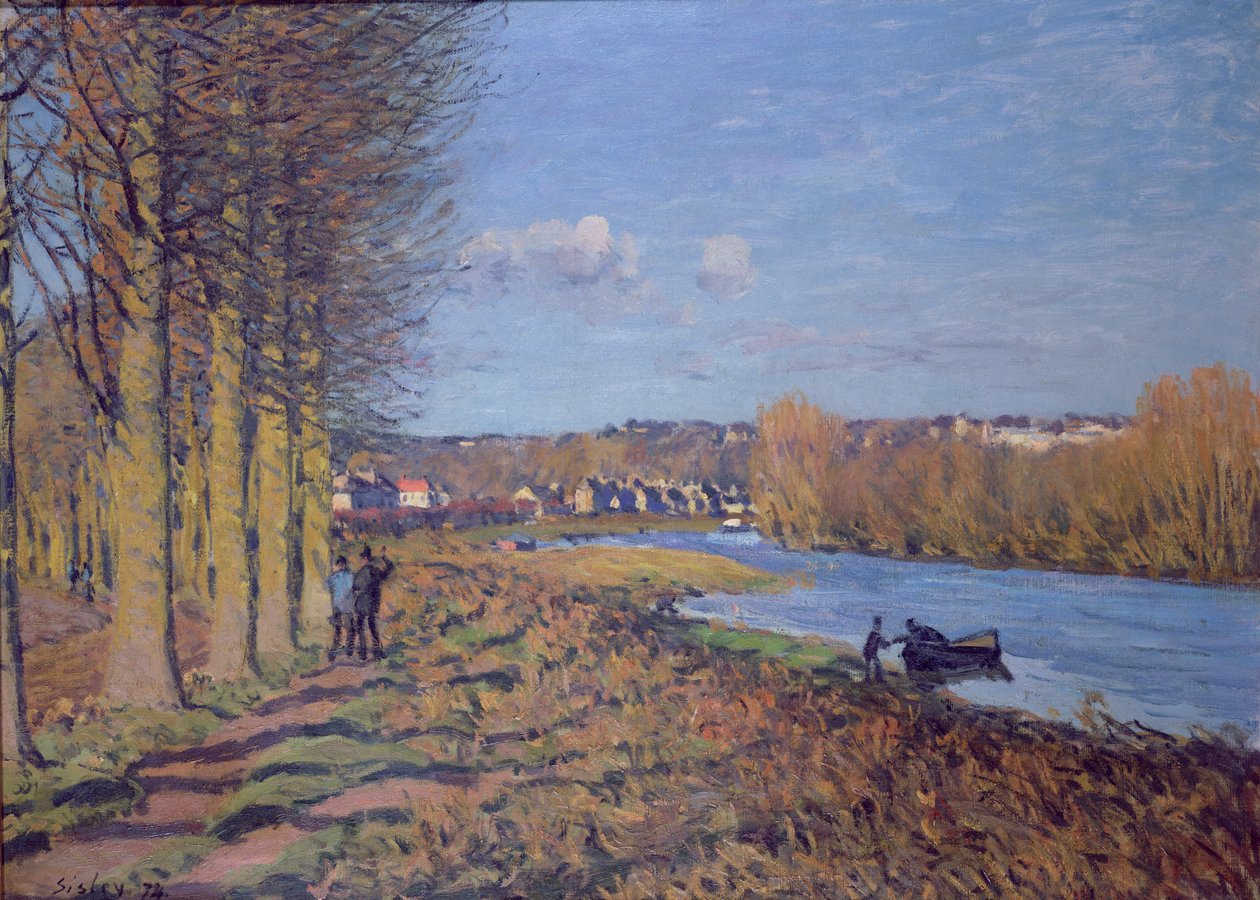 Vintermorgen, 1874 av Alfred Sisley