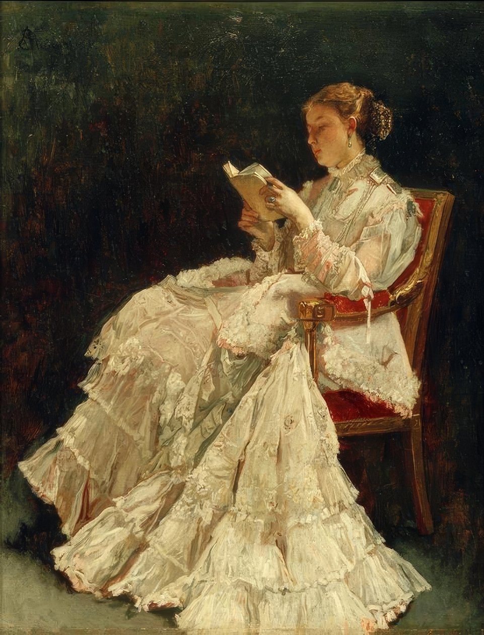 A.Stevens, Leseren av Alfred Emile Stevens