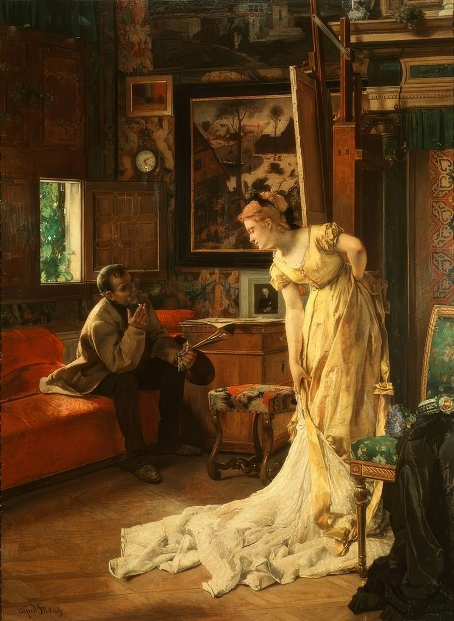 Studioet av Alfred Emile Stevens