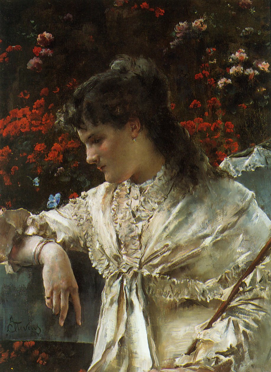 Reverie av Alfred Emile Stevens