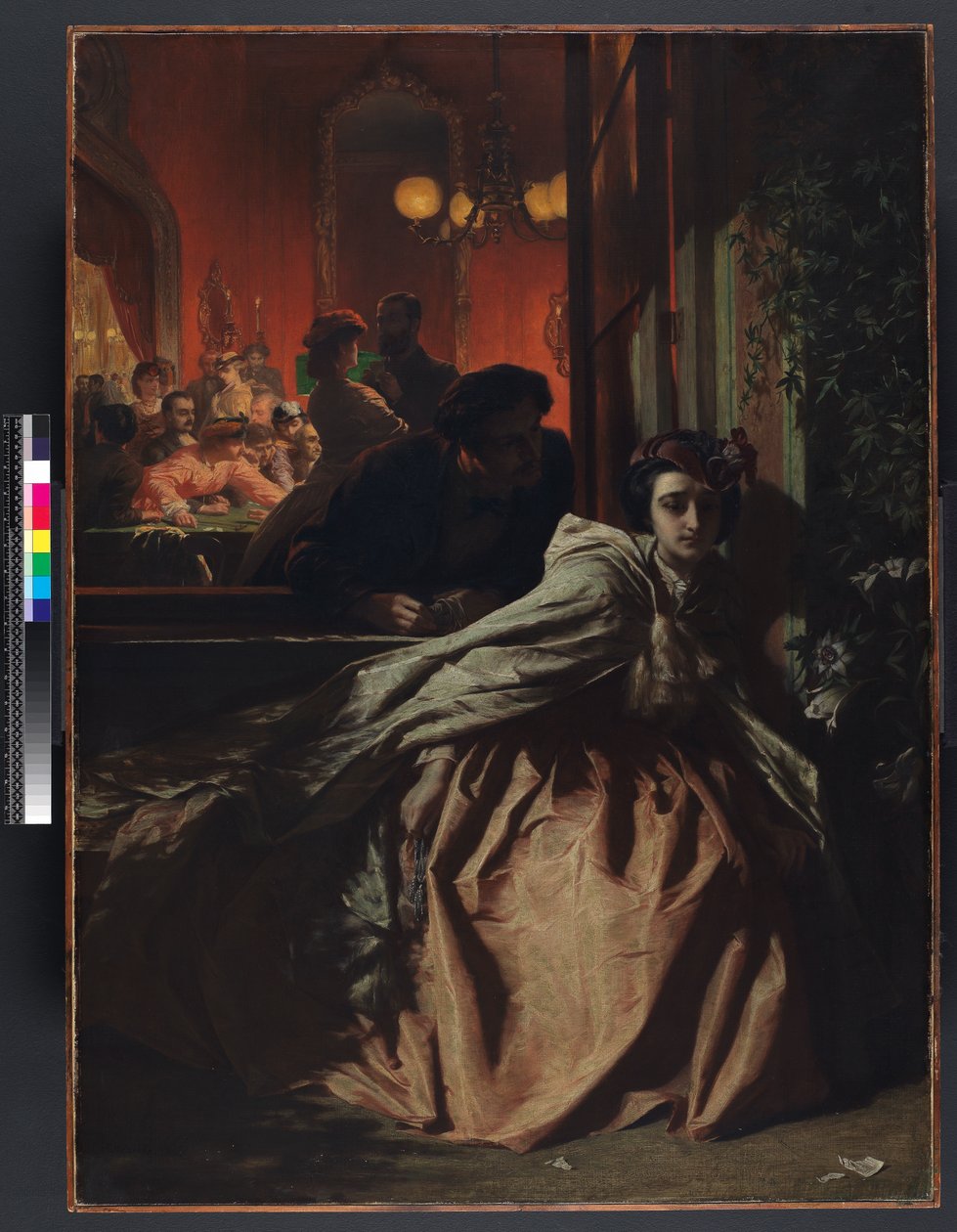 På randen, 1865 av Alfred W. Elmore