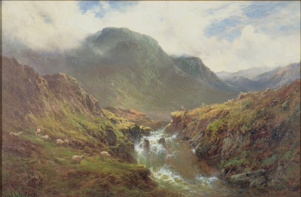 The Falls of Foyers av Alfred de Breanski