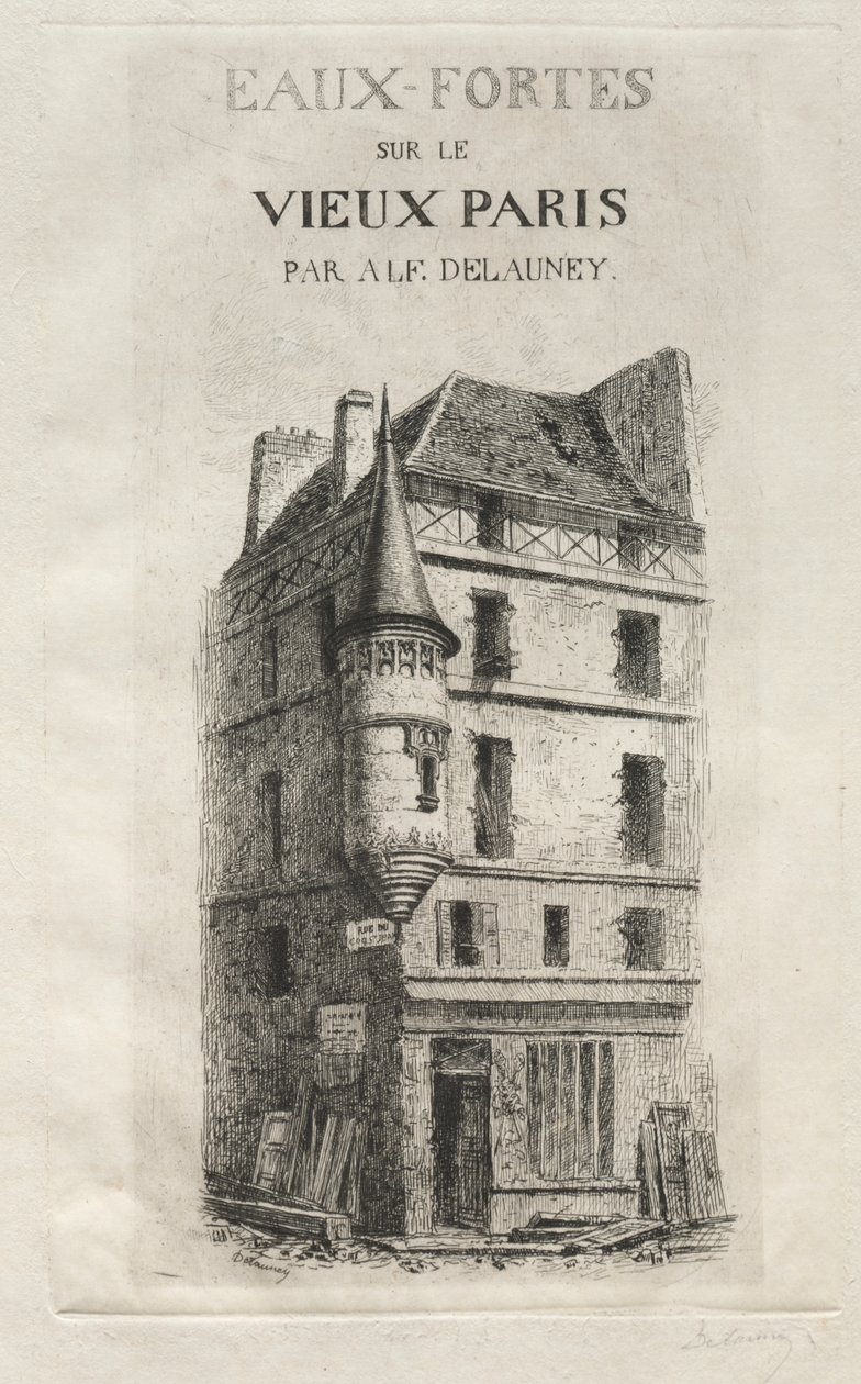 Rue de coq Saint-Jean-tårnet av Alfred Alexandre Delauney