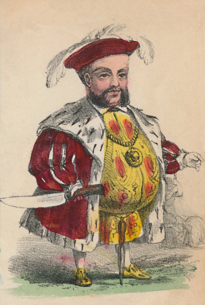 Henrik VIII, 1856 av Alfred Crowquill