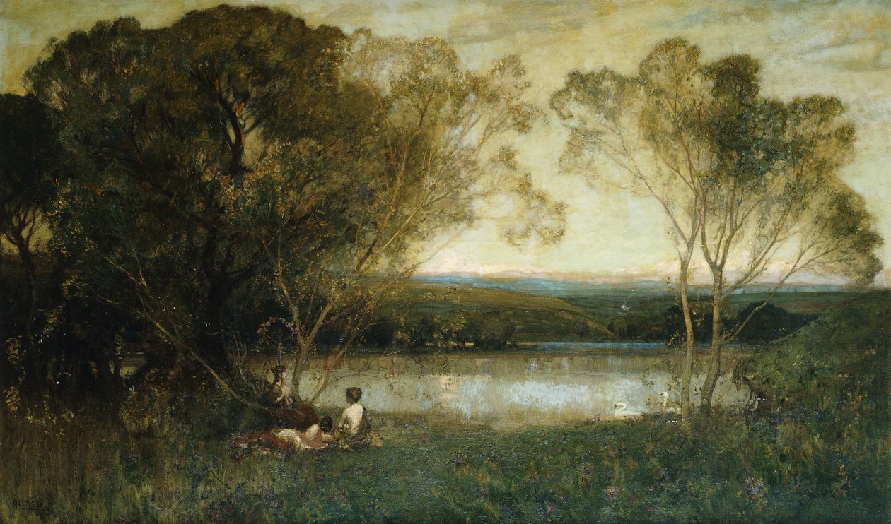 En kveldssang, av Alfred East