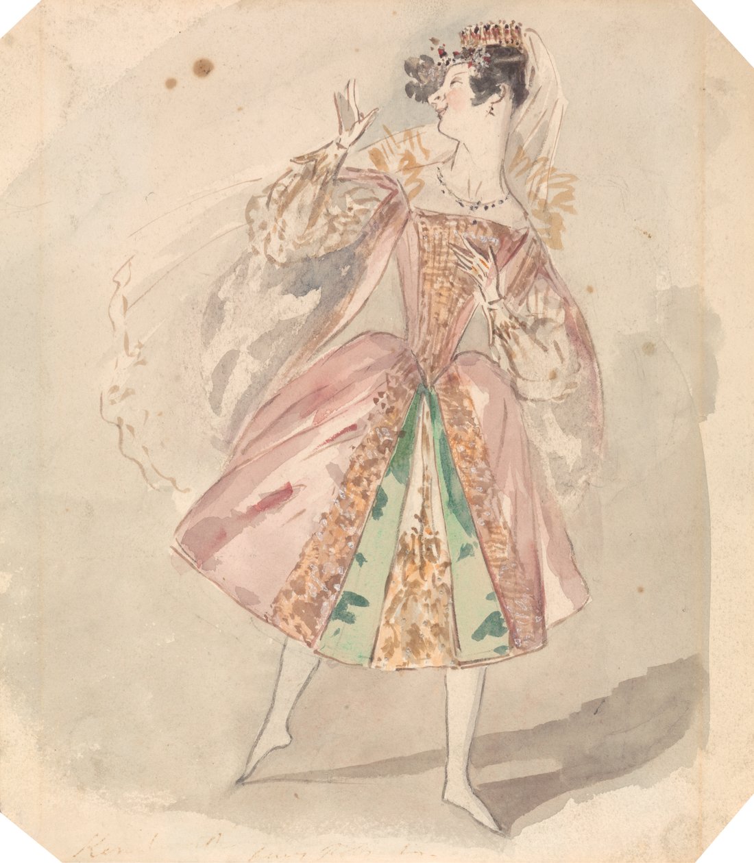 En danser av Alfred Edward Chalon