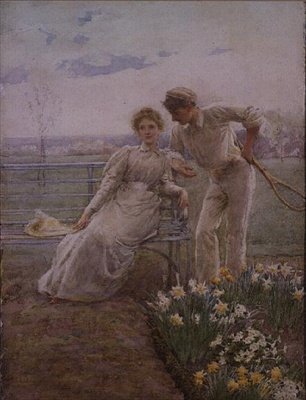 En romantisk distraksjon av Alfred Edward Emslie
