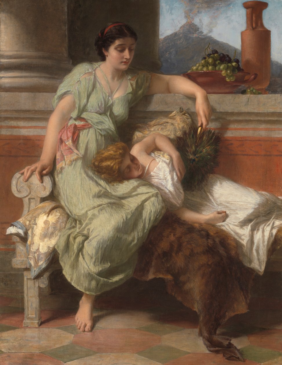 Pompeii, 79 e.Kr av Alfred Elmore