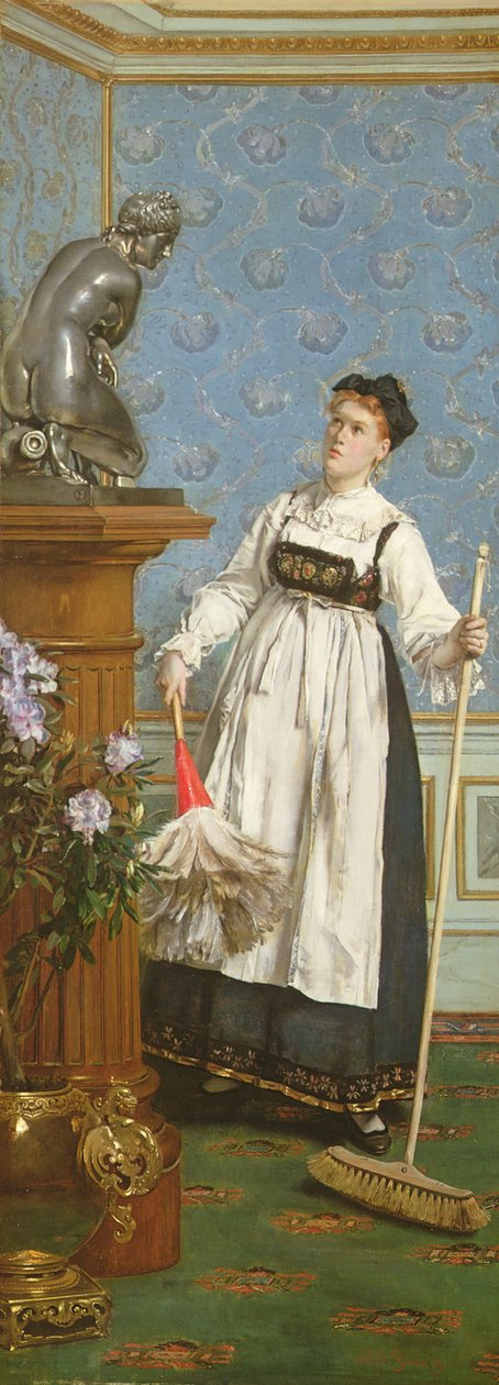 En aspirerende kjenner av Alfred Emile Stevens