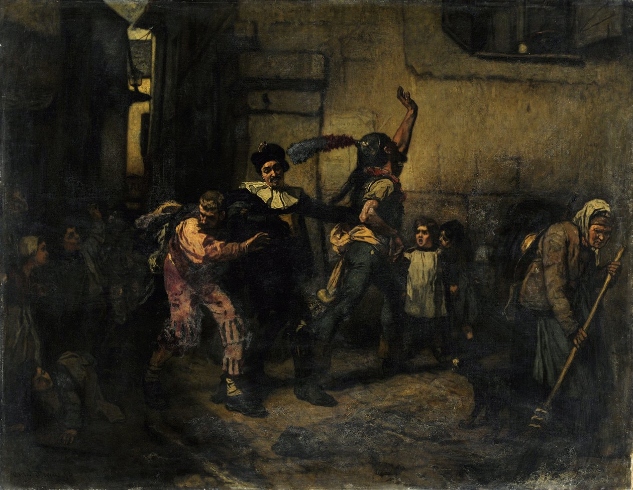 Askeonsdag (olje på lerret) av Alfred Emile Stevens
