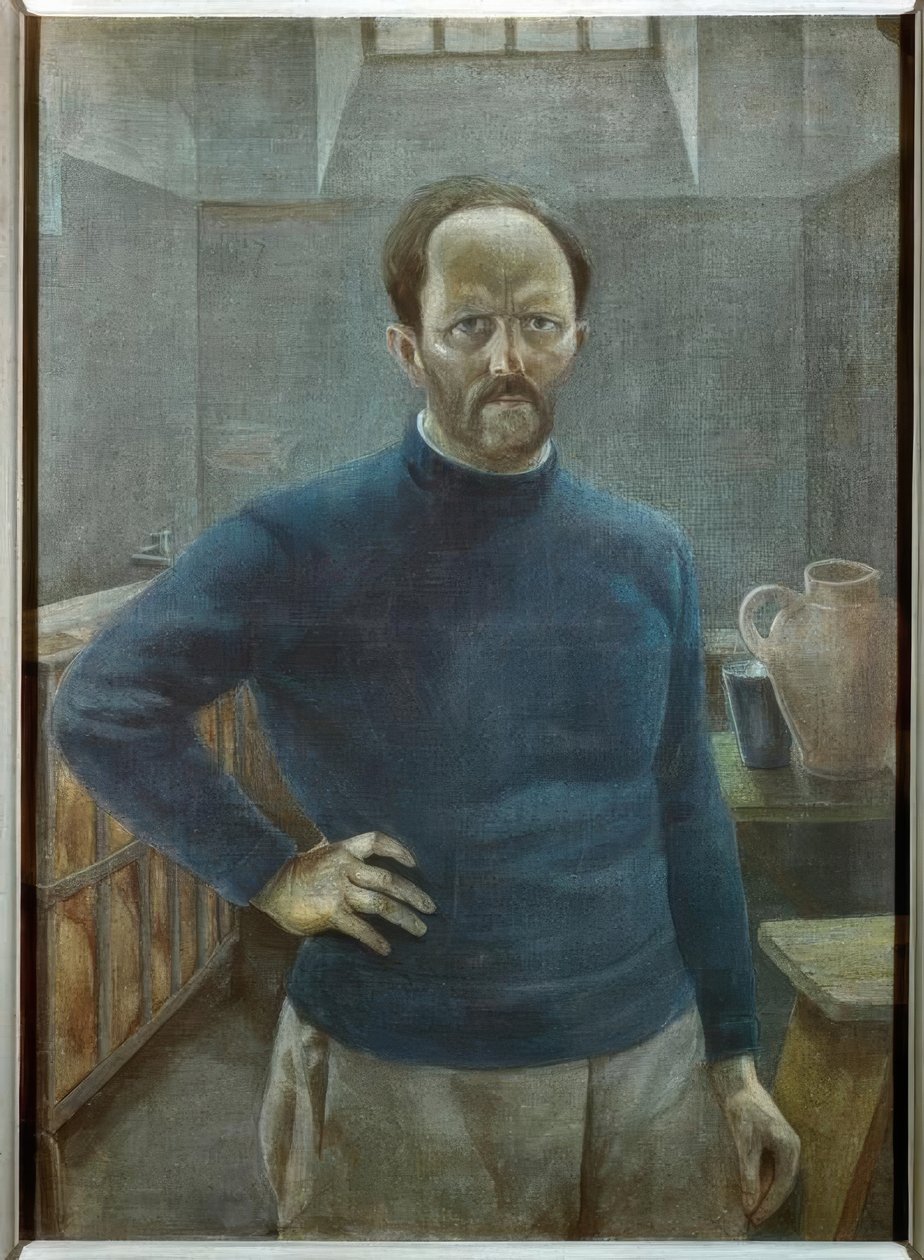 Selvportrett i fengsel av Alfred Frank