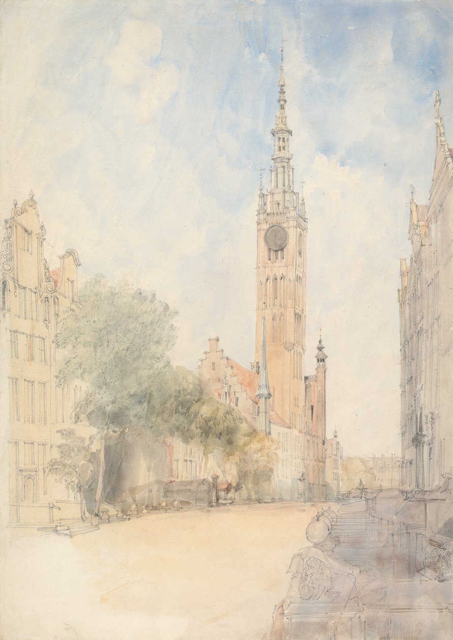 Rådhuset, Danzig av Alfred Gomersal Vickers