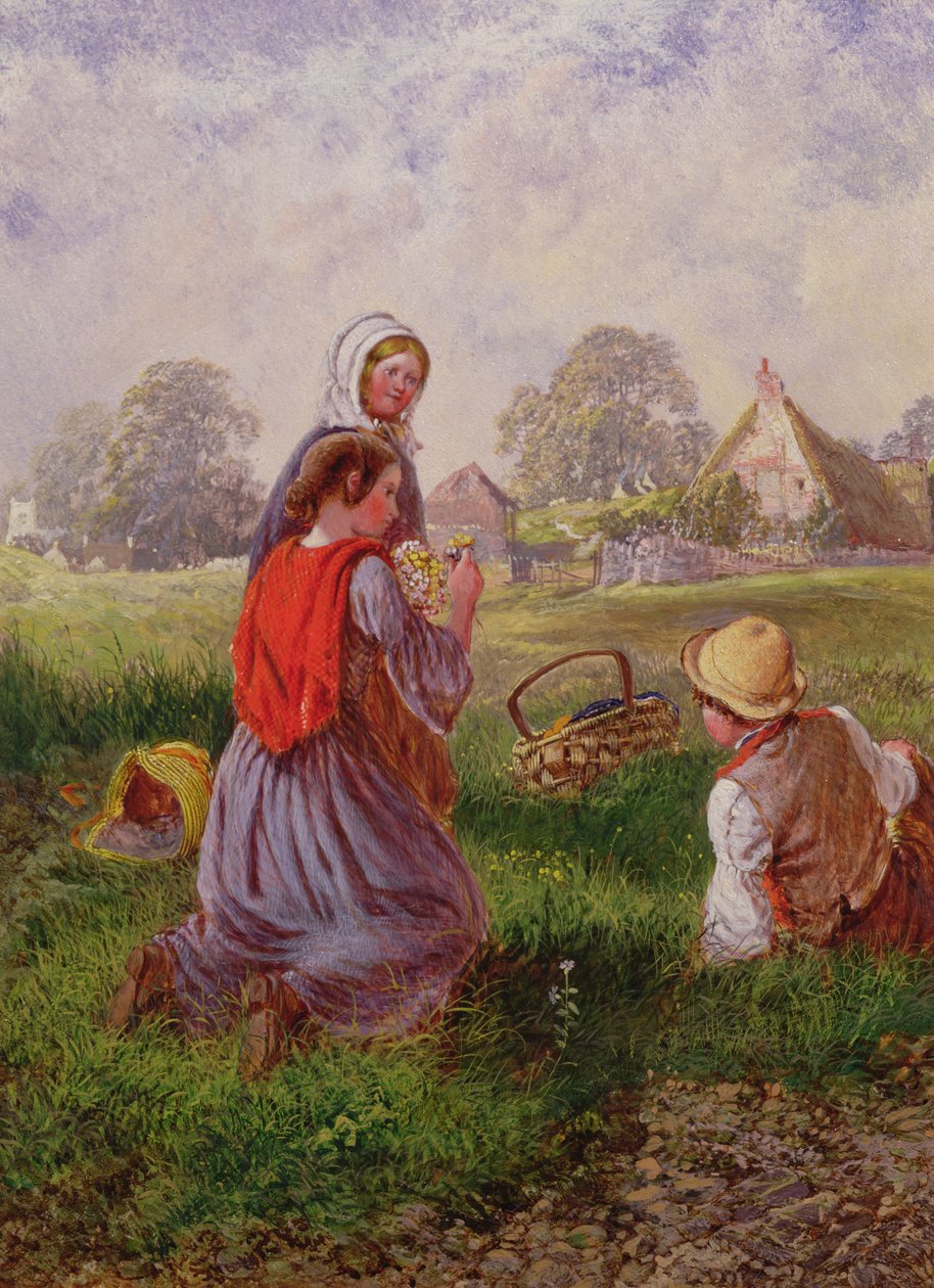 Plukke blomster av Alfred H. Green