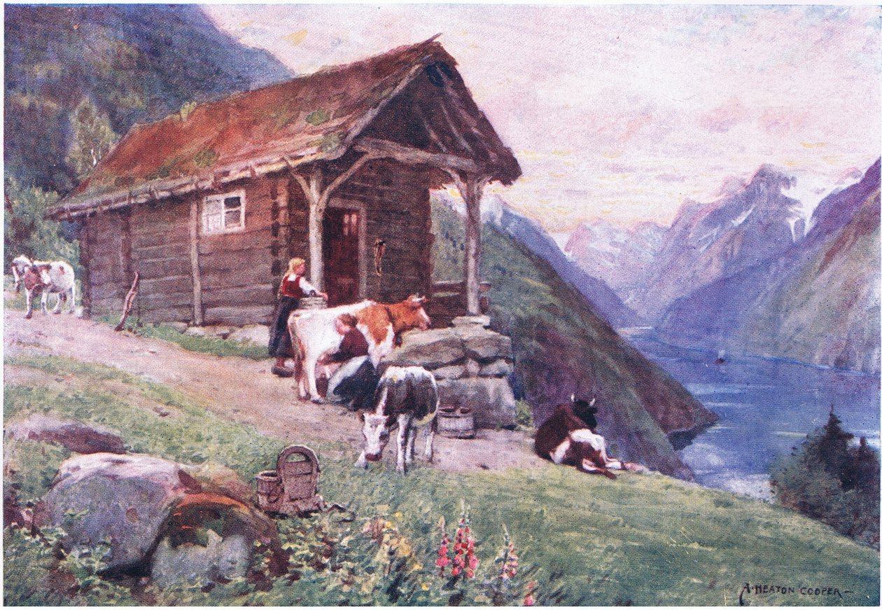 En Saeter av Alfred Heaton Cooper