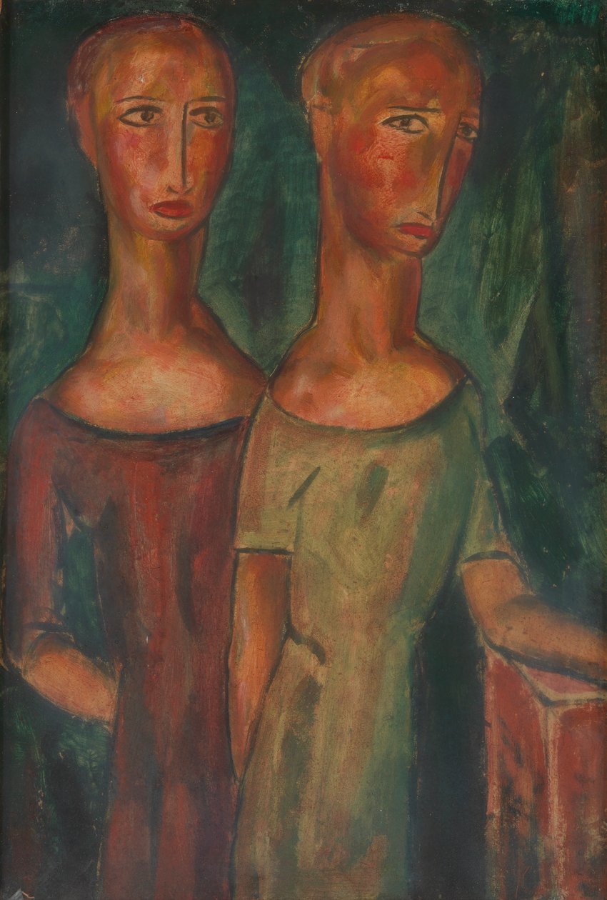 Dualitet, ca. 1925-1930. av Alfred Henry Maurer