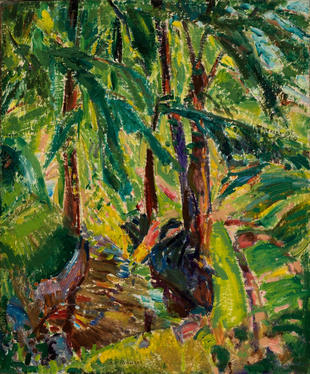 Landskap, ca. 1925. av Alfred Henry Maurer