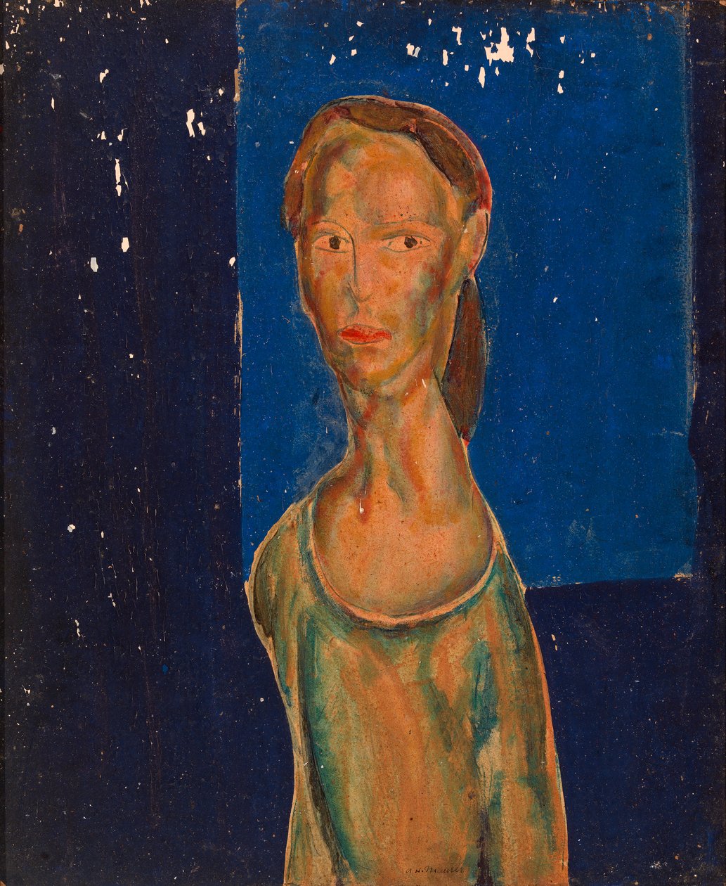 Portrett av en kvinne, 1920-1925. av Alfred Henry Maurer